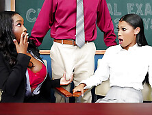 Stepmom And Stepdaughter Together In Action 1 With Naomi West,  Naomi Foxxx And Eden West