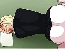 Naruto: Kunoichi Trainer | Sexy Blonde Secretary Babe With A Large Perfect Rear-end Public Oral sex And Anal Sex With Cream-pie