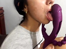 Stepsister visits her stepbrother and they have a hard screw with a taut twat oral sex