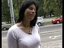 Brunette Milf Lenka Gets Paid for Sex