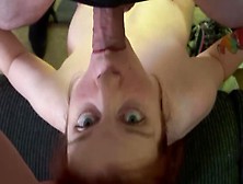 Massive Boobies Ginger British Hotwife Swallows And Mounts Whilst Her Man Is Away