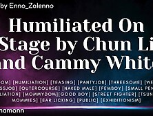 Humiliated On Stage by Chun Li and Cammy White | FF4M ASMR Audio Roleplay | Street Figter Inspired