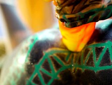 Solo in Fishnets & High Heels: Wicked Twat Play & Unfathomable Anal Teasing with My Giant Toy