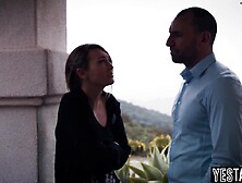 Tiny bushy golden-haired mother I'd like to fuck has to let a large dong guy screw her taut lil twat