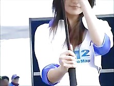 Street candid video of a great looking Japanese model