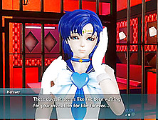 Letting Sailor Mercury do all the work (Honey Select: Sailor Moon)