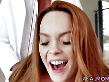 Big Boobed Ginger Bent Over For Rough Anal Fucking With Summer Hart