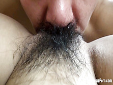 Hairy Asian Enjoys A Hard Core Nailing Session