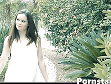 Fresh Brunette Jenna J Ross Strips and Plays With Herself by