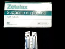 Suppositories,  ass sex inspection and enlarged behind with a dildo