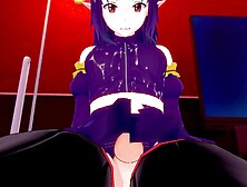 Sword Art Online Gives An Amazing Footjob to Yuuki Konno in Exclusive POV Hentai Porn