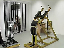 Sandras Spanking Machine - Ass Paddle