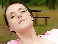 Amazing pornstar in incredible european, outdoor sex clip