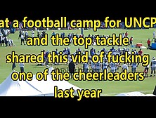 uncp footballer 11 inch bbc pounding cheer squad pussy