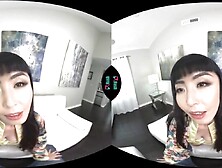 VRHUSH Oriental gal Marica Hase masturbating