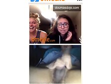 Omegle latina rubs pussy and moans