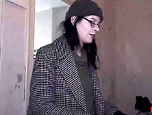 GERMAN SCOUT - Ebony Hair PAWG Glasses Hotty Melli Venom Pick Up for 1st Casting Bang in Berlin