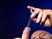 NaughtyDave - Metal Dildo Masturbation Session with Old Man