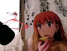 ASIAN CARTOON ME EATS AVOCADO TOAST MUKBANG