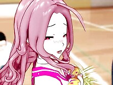 mmd r18 Renge Enjoying Pon Pon Dance 3d hentai sex dance