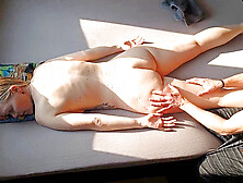 Tantric home massage leads to an intense orgasm she couldn't resist