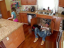 Long cock handyman pipe plumber doggy drilling cute horny teen (18+)