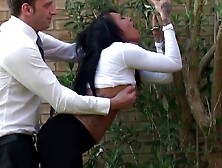 Ink-Enthusiast LouLou Kay Gets Ripped Outside By A Huge Dick