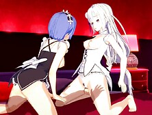 Rezero - Emilia X Rem