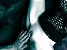 Banged doll in a romantic night setting