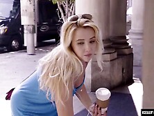 hot blonde fucked in alley: Blowjob,  Doggy & Cowgirl Porn