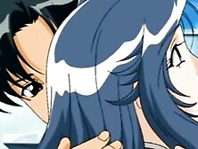 Watch this anime porn with a chainsaw-wielding monster babe getting her mouth stuffed with a hard cock