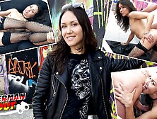 GERMAN SCOUT - Skinny wife Ass fucking Casting