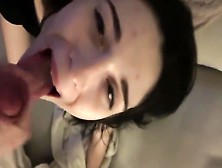 All Natural Babe Gives A Blowjob