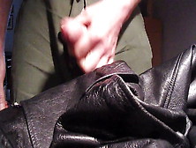 Cum Load On My Leather Jacket