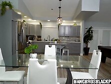 Weird man tests an black mother i'd like to fuck for COVID with her giant boobs