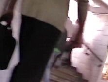 Up her suit and to her straps