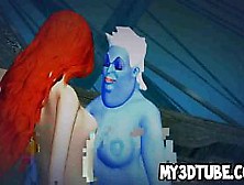 3D Little Mermaid Gets Fucked Underwater By Ursula