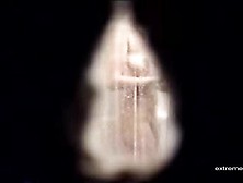 I caught my mom with the shower head