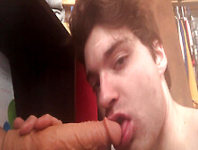 Niko Springs And Pretty Boy - Twink Has Fun With New Dildo 4 Min