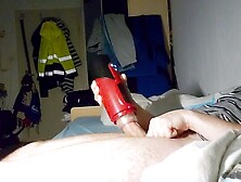 Dude Indulges His Dick With An Electrifying Toy