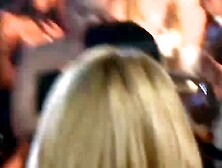 Partying Hard! Wild Group Sex Orgy with Babes Deep-Throttling Huge Dildos