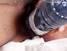 Filling my cunt with water until that babe explodes.