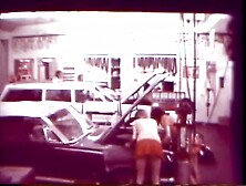 Vintage sex in the car