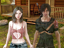 Mom's farmer fantasies in a steamy visual novel