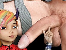 Tink Stokes Big Man's Cock Episode 1 Hand Job Cum Denial Cfnm 3D Small Tits Tinker Bell