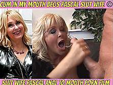 Cock Sucking Slut Wife Pascal Arsehole Fucked Then Sucks Off Cock In Her Mouth Slut