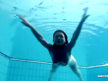 Petite Babes With Big Tits Underwater