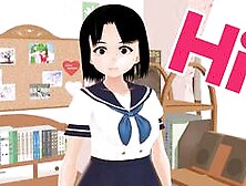 【Mia】Anime Girl Gravure In Her Rooms. 【A Sailor Uniform】