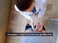 Young russian doctor gave me a blowjob at the appointment! (ASMR POV)