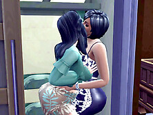 Shemale and girl new, 3d futanari new